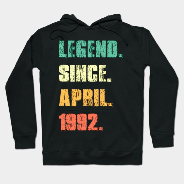 Legend Since April 1992 32Th 32 Hoodie by Ro Go Dan